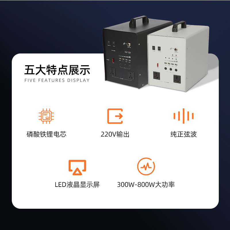 产品型号 FS016：1000W 705WH 太阳能小系统