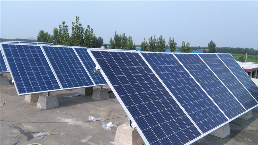 河北省保定4KW并网太阳能光伏供电系统